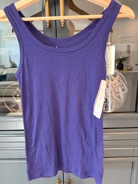 BUNDLE ONLY. a new day Purple Scoop Neck Tank Top